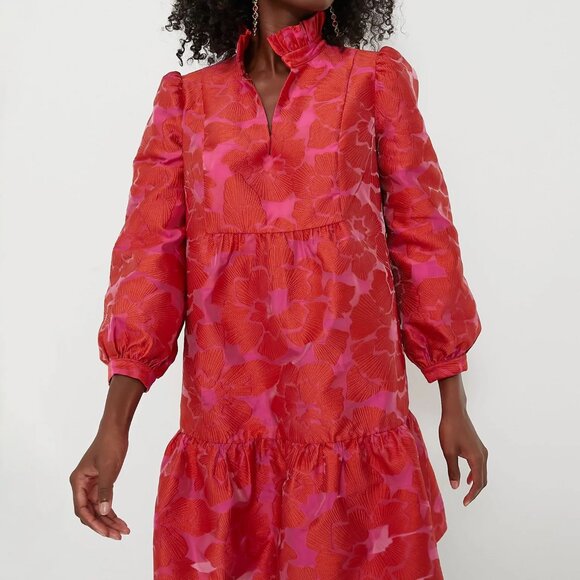 Tuckernuck Dresses & Skirts - Tuckernuck - Red Fil Coupe Palmerston Dress - M